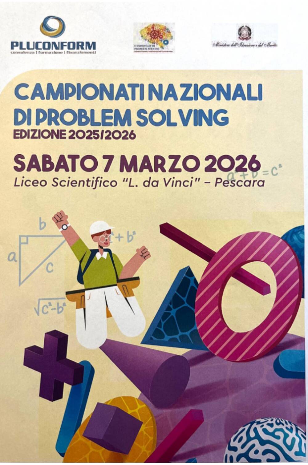 Matematica: un gioco da ragazzi. Campionati di Problem solving 2025/2026